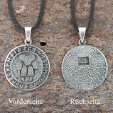Anhänger 429 Wolfspfote - Silber