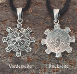 Wotansknoten 284 mit Schlangenkette - Silber