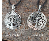 Lebensbaum 154 mit Kette - Edelstahl