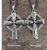 Keltenkreuz 36 mit Panzerkette - Edelstahl