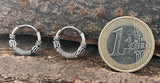 Zeitlose Unisex-Ohrringe aus echtem 925 Sterlingsilber
