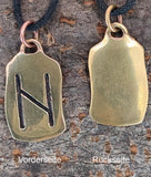 Anhänger 95 Hagalaz - Bronze