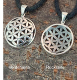 Blume des Lebens 96 A mit Schlangenkette - Silber