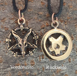 Anhänger 123 Pentagramm - Bronze