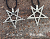 Anhänger 35 Pentagramm - Zinn
