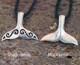 Anhänger 238 Walflosse - Silber