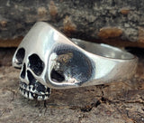 Ring Totenkopf, Gr. 56-74 (tk10) - Silber
