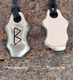 Anhänger 91 Rune Berkana - Zinn