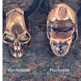 Anhänger 16 Totenkopf - Bronze
