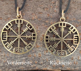 Anhänger 122 A Wikinger Kompass - Bronze