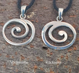 Anhänger 22 Spirale - Silber