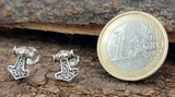 Ohrstecker 29 Thorshammer - Silber