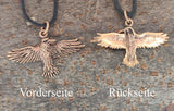Anhänger 44 Rabe - Bronze