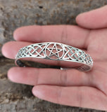 Armband Pentagramm - Silber