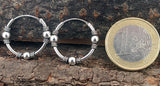 Zeitlose Unisex-Ohrringe aus echtem 925 Sterlingsilber