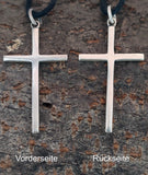 Kreuz 20 mit Schlangenkette - Silber