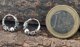 Zeitlose Unisex-Ohrringe aus echtem 925 Sterlingsilber