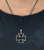 Anhänger 100 B Eisernes Kreuz - Edelstahl