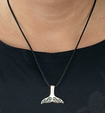 Anhänger 238 Walflosse - Silber