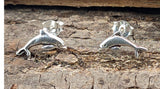 Ohrstecker 39 Delfin - Silber