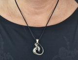 Alien 178 mit Schlangenkette - Silber
