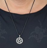 Anhänger 30 Pentagramm - Zinn