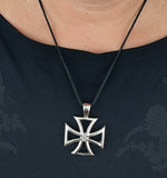 Anhänger 99: Eisernes Kreuz - Edelstahl