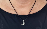 Hexe 260 mit Schlangenkette - Silber
