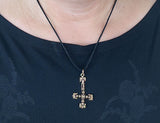 Anhänger 25 Kreuz - Bronze