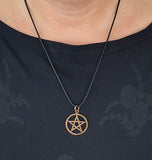 Anhänger 32 Pentagramm - Bronze