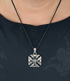 Eisernes Kreuz 100 mit Panzerkette - Edelstahl