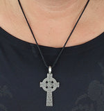 Anhänger 11 Keltenkreuz - Zinn