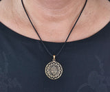 Anhänger 164 Sri Yantra - Bronze