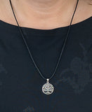 Lebensbaum 248 mit Schlangenkette - Silber