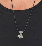 Thorshammer 199 mit Schlangenkette - Silber