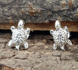 Ohrstecker 54 Schildkröte - Silber