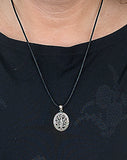 Lebensbaum 102 mit Schlangenkette - Silber