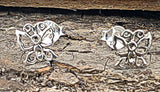 Ohrstecker 37 Schmetterling - Silber
