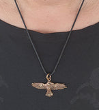 Anhänger 44 Rabe - Bronze