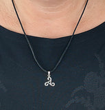Triskele 160 mit Schlangenkette - Silber