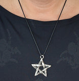 Anhänger 69 Pentagramm - Zinn