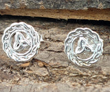 Ohrstecker 56 Keltenknoten - Silber