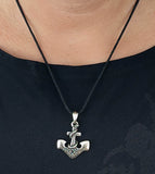 Anker 268 mit Schlangenkette - Silber