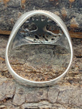Ring Lebensbaum, Gr. 48-66 (lb3) - Silber