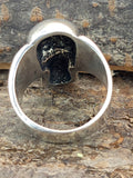 Ring Totenkopf, Gr. 62-74 (tk8) - Silber
