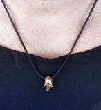Anhänger 16 Totenkopf - Bronze