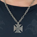 Anhänger 47 Eisernes Kreuz - Zinn