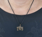 Anhänger 06 A Auge des Horus - Bronze