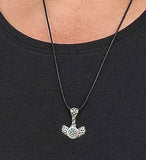 Thorshammer 384 mit Korbkette - Silber