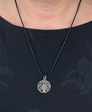 Lebensbaum 166 mit Schlangenkette - Silber